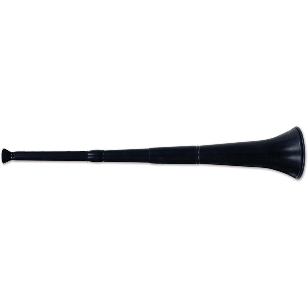 imageBeistle Plastic Collapsible Stadium Horn Sports Party Supplies New Years Eve Noisemakers 285quot RedBlack