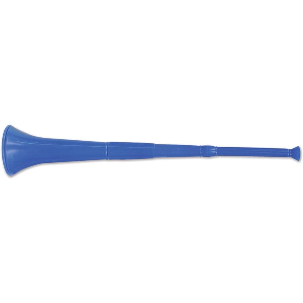 imageBeistle Plastic Collapsible Stadium Horn Sports Party Supplies New Years Eve Noisemakers 285quot RedBlue