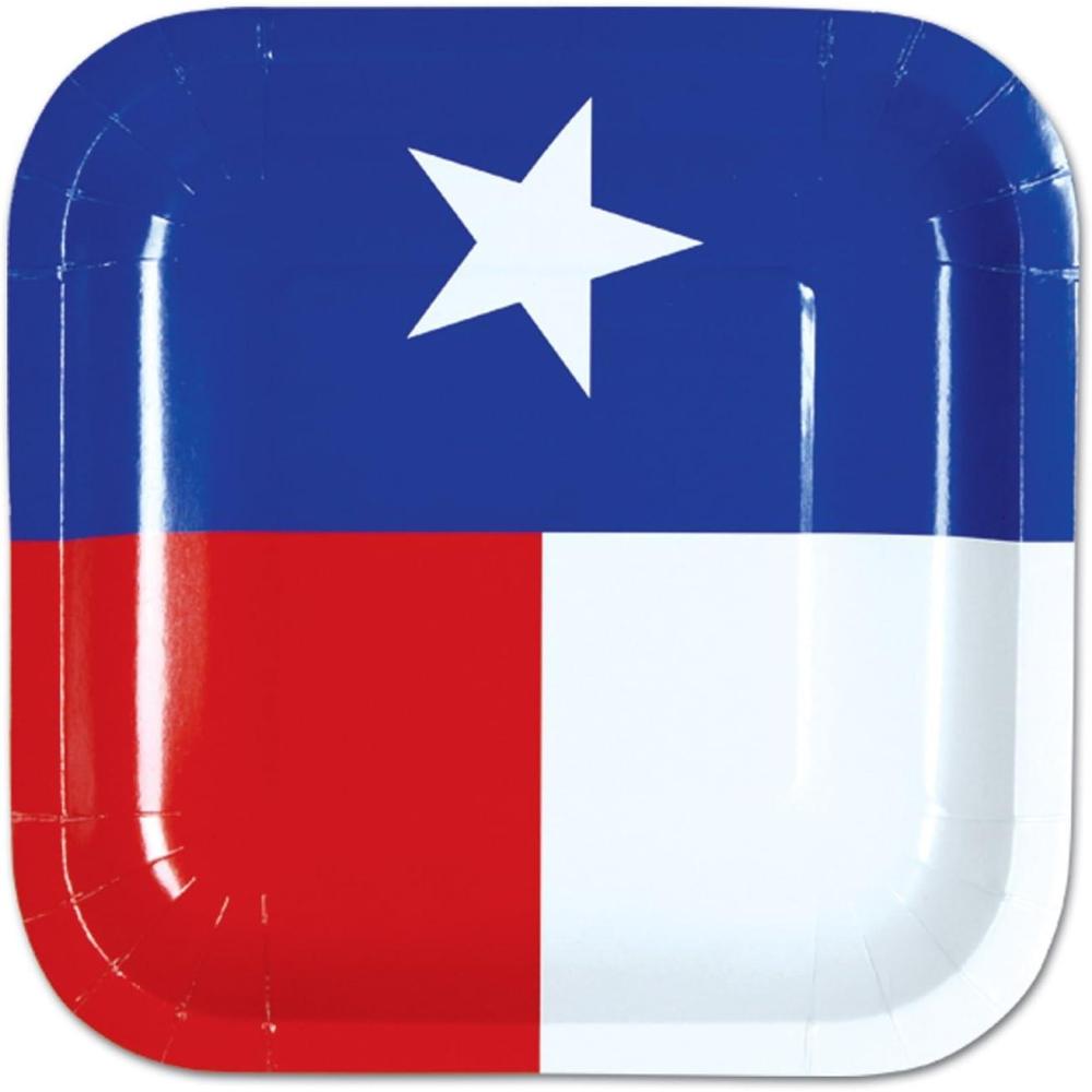 imageBeistle Texas Plates 7Inch