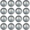 Beistle 16 Piece All Ocassion Disposable Pewter Paper Plates For Medieval Theme Party Supplies, Pirate And Halloween Tableware, Gray, 9″