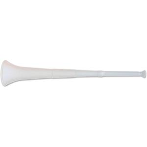 Beistle Plastic Collapsible Stadium Horn Sports Party Supplies New Years Eve Noisemakers, 28.5″, Red(White)