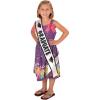 Beistle Kid Graduate Satin Sash-1pc, 27 by 31/2-Inch, White/Black