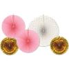 Beistle Assorted Paper & Foil Decorative Fans