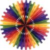Beistle Rainbow Tissue Fan