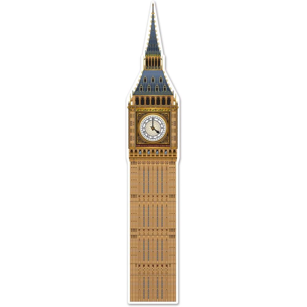 imageBeistle Big Ben Photo Prop Backdrop 5 11quot Tall British International Party Wall Decoration Cut Out England Themed DecorBig Ben