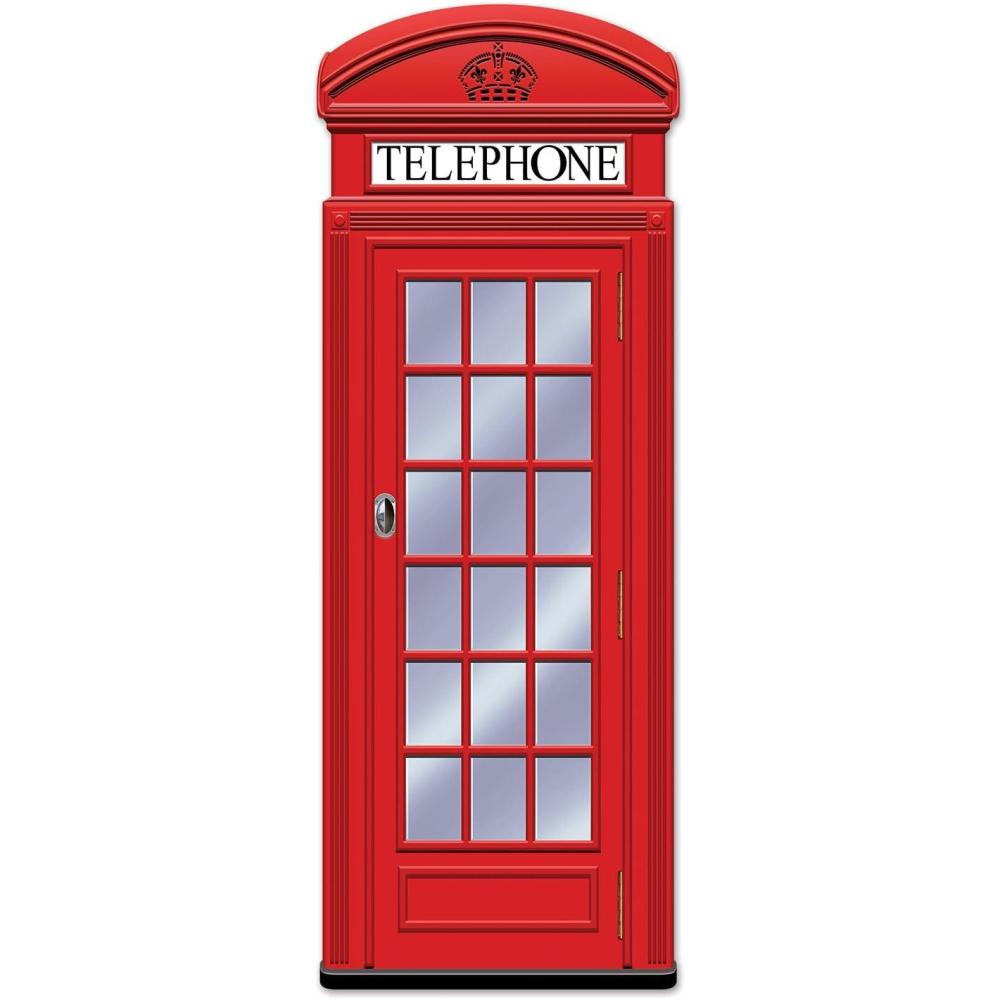 imageBeistle Big Ben Photo Prop Backdrop 5 11quot Tall British International Party Wall Decoration Cut Out England Themed DecorPhone Box