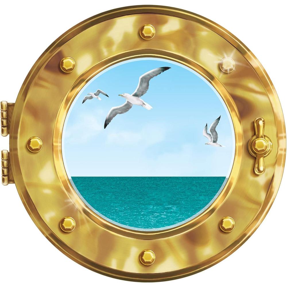 imageCruise Ship Porthole Peel N Place 12quot x 15quot Sh 1Pkg