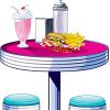 Beistle 4 Piece Retro 1950’s Soda Shop Tables & Stools Wall Décor 50’s Party Decorations, Celebrating With You Since 1900