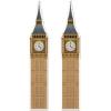 Beistle Big Ben Photo Prop Backdrop, 5′ 11″ Tall – British International Party Wall Decoration, Cut Out England Themed Decor(Big Ben)