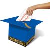 Beistle 3 Piece Blue Grad Cap Card Box Holders For Graduation Party Decorations