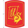 Beistle 3 Piece Asian Theme Year of The Dragon Cut Outs for Chinese New Year Decorations