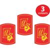 Beistle 3 Piece Asian Theme Year of The Dragon Cut Outs for Chinese New Year Decorations