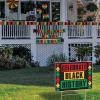 Beistle 2 Sheets Celebrate Black History Peel ‘N Place Decals, 10 Vinyl Stickers in 5 Designs, Perfect for Black History Month Decorations, African American Pride