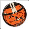 Beistle 6 Piece Vintage Halloween Decorations Jack O Lantern Party Supplies Pinback Buttons