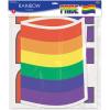 Beistle Jumbo Rainbow Cutouts – 2-Pack Double-Sided Pride Decorations with Bold Flag and Lettering Designs, Cardstock Wall Accents for Parades, Equality Events, and LGBTQ+ Celebrations, 28″ to 36¾”