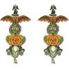 Beistle Vintage Halloween Totem Pole Cutouts 12 Piece, 6″-28″, Multicolored