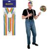 Rainbow Suspenders (adjustable) Party Accessory  (1 count) (1/Pkg)