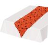Beistle Fabric Happy Halloween Table Runner, Kitchen Dining Room Holiday Decorations Tableware