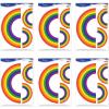 Beistle Rainbow Clings(6 piece)
