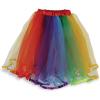 Beistle Rainbow Tutu Skirt Polyester Fabric Tulle, One Size, Red/Orange/Yellow/Green/Blue/Purple