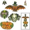 Vintage Halloween Totem Pole Cutouts
