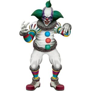 Beistle Cardstock Paper Jointed Creepy Clown Halloween Decorations For Home, Office, or Haunted House Party Supplies