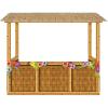 Beistle 3-D Tiki Bar Prop – Large Corrugated Cardboard Luau Display, 6′ 11″ x 7′ 3″ Life Size Hawaiian Themed Beach Party Decoration with Floral Details and Sign, Assembly Required