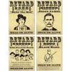 Beistle Wanted Sign Cutouts 4 Pack