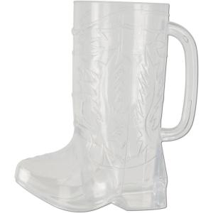 Plastic Cowboy Boot Cup Party Accessory (1 count)(17 Ounces)