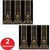 Beistle 2 Piece Great 20s Photo Backdrop, 4′ x 30′ – Easy to Adhere Wall Covering, Roaring 20’s Party Decorations, 1920’s Theme Great Gatsby Décor