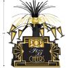 Beistle 3 Piece Roaring 20’s Decorations Centerpieces For Great Gatsby 1920’s Theme Party Supplies, Celebrating With You Since 1900