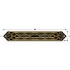 Beistle 59907 3 Piece Printed Great 20’s Table Runners, Black/Gold, 11″ x 6′