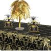 Beistle Pop Fizz Cheers Centerpieces – 2-Pack Art Deco Table Decorations in Black and Gold for Roaring Twenties Parties, New Year’s Eve Themes, Awards Night Celebrations & Elegant Event Décor, 13″