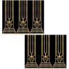 Beistle 2 Piece Great 20s Photo Backdrop, 4′ x 30′ – Easy to Adhere Wall Covering, Roaring 20’s Party Decorations, 1920’s Theme Great Gatsby Décor