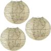 Beistle 3 Piece Bon Voyage Around The World Party Decorations Travel Themed Hanging Paper Lanterns