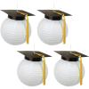 Beistle Grad Cap Paper Lanterns 4 Piece, 9.5″, Multicolored