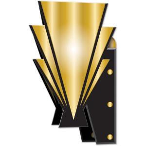 Beistle 3-D Great 20’s Wall Sconces