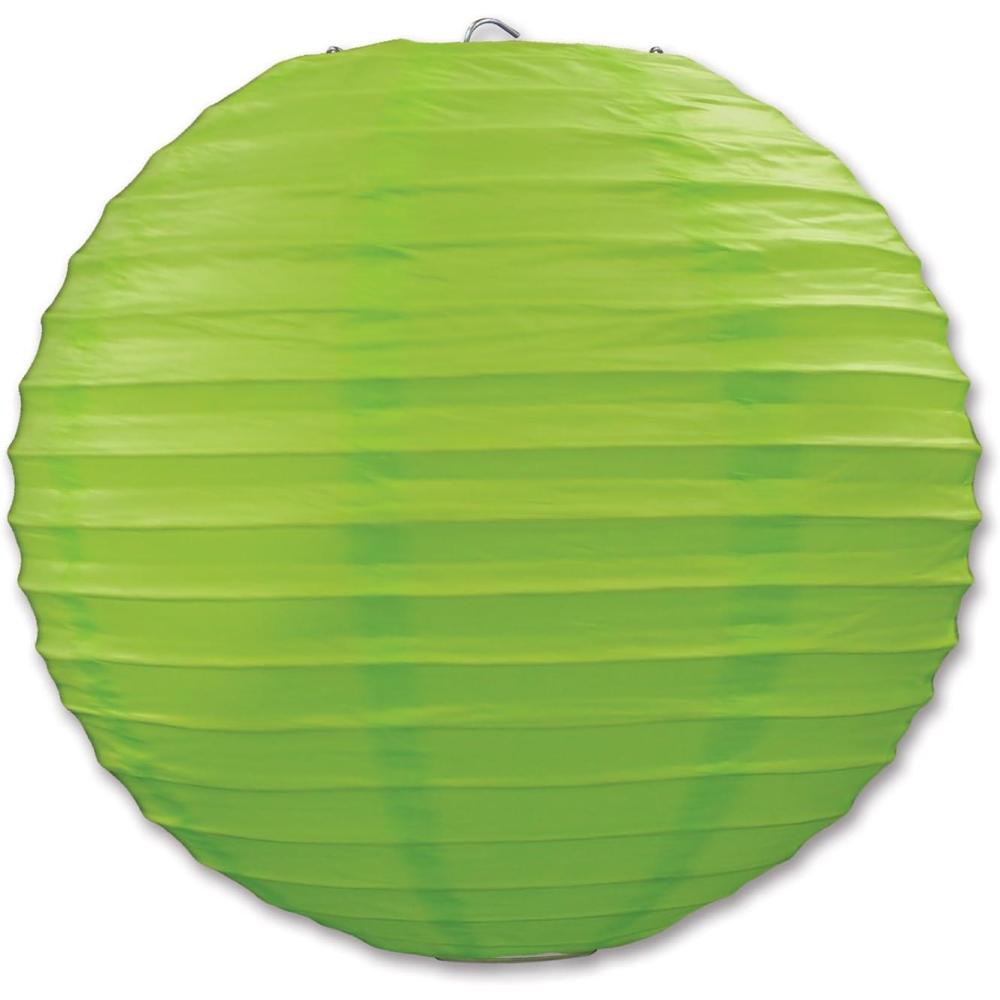 image:imageBeistle Paper Lanterns RedBlueGreenLight Green