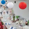 Beistle Paper Lanterns (Red/Blue/Green)(Red/White/Blue)