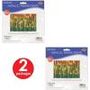 Packaged 1-Ply Metallic Fringe Drape Rainbow Pack of 2(1)