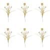 Beistle , 6 Piece Glittered “50” Metallic Star Sprays, 23″,Gold