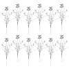 Beistle 12 Piece Glittered Number 25 Metallic Star Spray Centerpieces For Anniversary Party, 25th Birthday Decorations