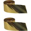 Beistle 2 Piece Indoor Outdoor Metallic Plastic Birthday Streamers For Wedding Receptions, Graduation Parties, New Year’s Eve Decorations