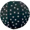 Silver Stars Design Round Paper Lanterns