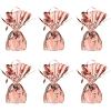 Beistle Metallic Wrapped Balloon Weight – 6 Pack, Rose Gold Balloon Centerpiece Bouquet Holders, Party Decoration Accessories for Birthdays, Weddings, Graduations, and Retirement Celebrations, 6 Oz