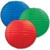 Beistle Paper Lanterns (Red/Blue/Green)(Multicolor)
