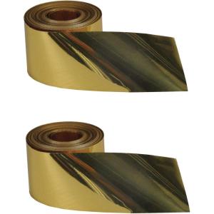 Beistle 2 Piece Indoor Outdoor Metallic Plastic Birthday Streamers For Wedding Receptions, Graduation Parties, New Year’s Eve Decorations
