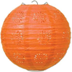 Beistle 3 Piece 8″ Lace Paper Lanterns, Cerise(Multi Color)