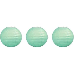 Beistle Paper Lanterns (Red/Blue/Green)(Mint Green)