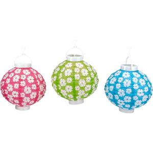 Light-Up Hibiscus Paper Lanterns